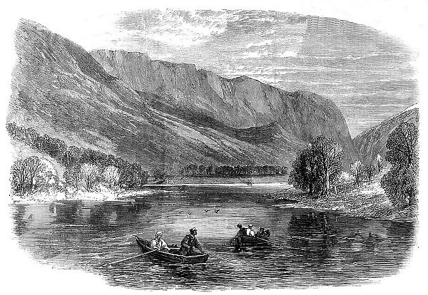 Pearl-fishing near Loch Lubnaig, Perthshire, 1864. Creator: Unknown