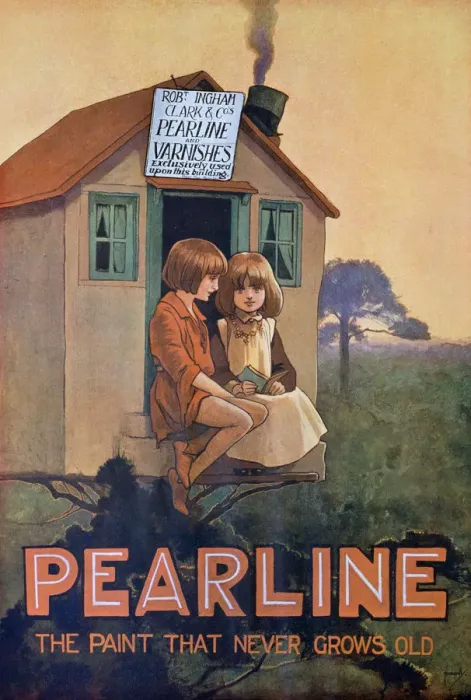 Framed Print : Pearline paint advert, 1920s Framed Print : Pearline paint advert, 1920s