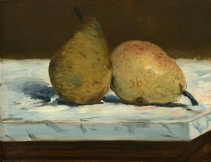 Framed Print : Pears, 1880. Creator: Edouard Manet Framed Print : Pears, 1880. Creator: Edouard Manet