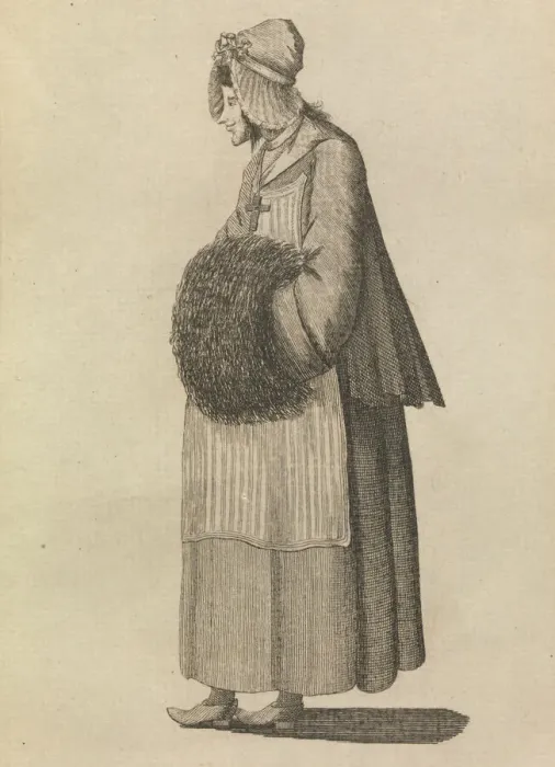 Framed Print : Peasant of the Alps, June 1, 1771. Creator: Unknown Framed Print : Peasant of the Alps, June 1, 1771. Creator: Unknown