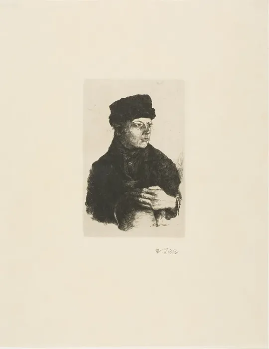 Framed Print : Peasant Boy with Jug, 1875 / 77. Creator: Wilhelm Maria Hubertus Leibl Framed Print : Peasant Boy with Jug, 1875 / 77. Creator: Wilhelm Maria Hubertus Leibl