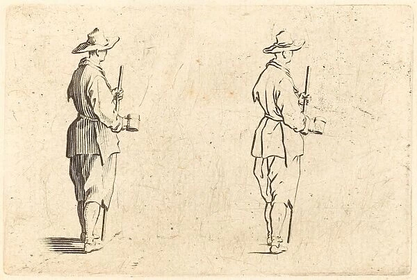 Peasant with a Cup, c. 1622. Creator: Jacques Callot