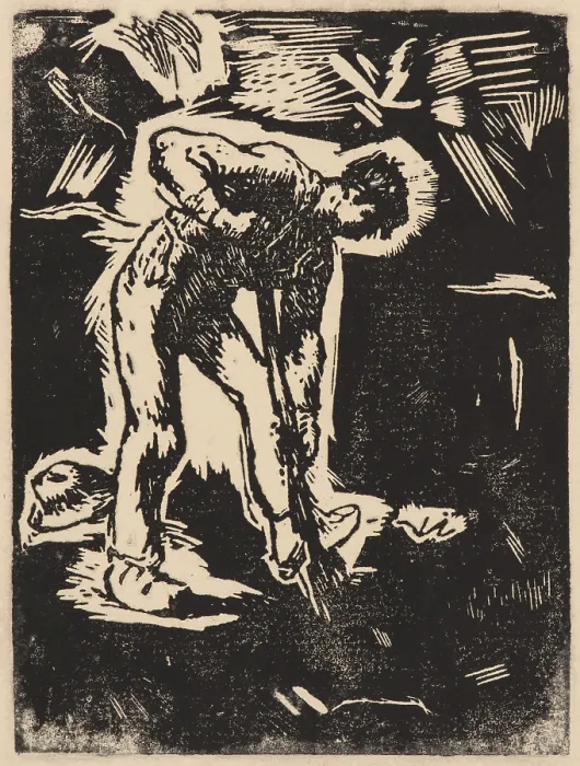 Framed Print : Peasant Digging (Becheur au travail), 1863. Creator: Millet, Jean-Francois (1814-1875) Framed Print : Peasant Digging (Becheur au travail), 1863. Creator: Millet, Jean-Francois (1814-1875)