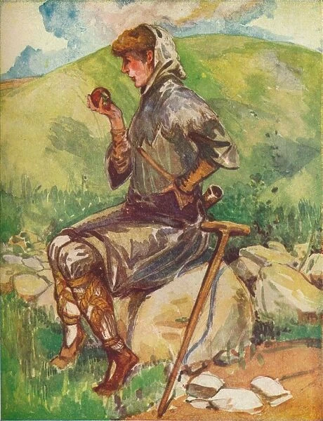 A Peasant of Early England (William I. - Henry III), 1907. Artist: Dion Clayton Calthrop