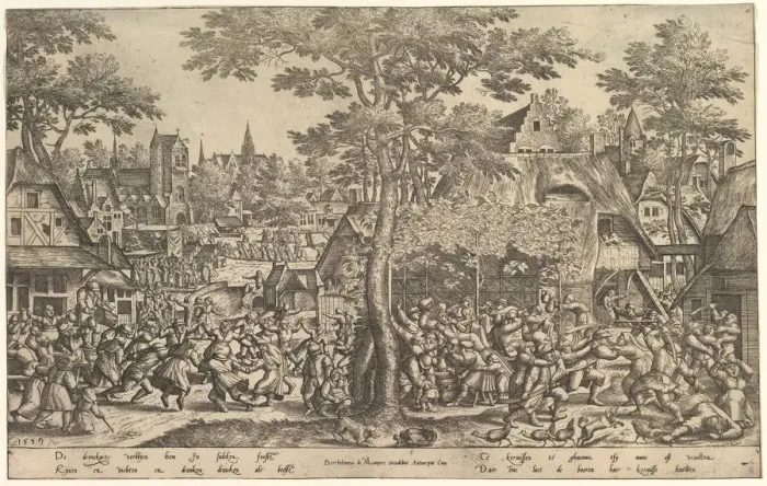 Framed Print : Peasant Fair, 1559. Creator: Peeter van der Borcht Framed Print : Peasant Fair, 1559. Creator: Peeter van der Borcht