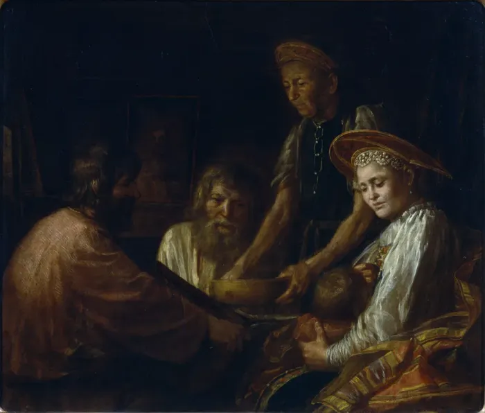 Framed Print : Peasant Meal, 1774. Artist: Shibanov, Mikhail (?-after 1789) Framed Print : Peasant Meal, 1774. Artist: Shibanov, Mikhail (?-after 1789)