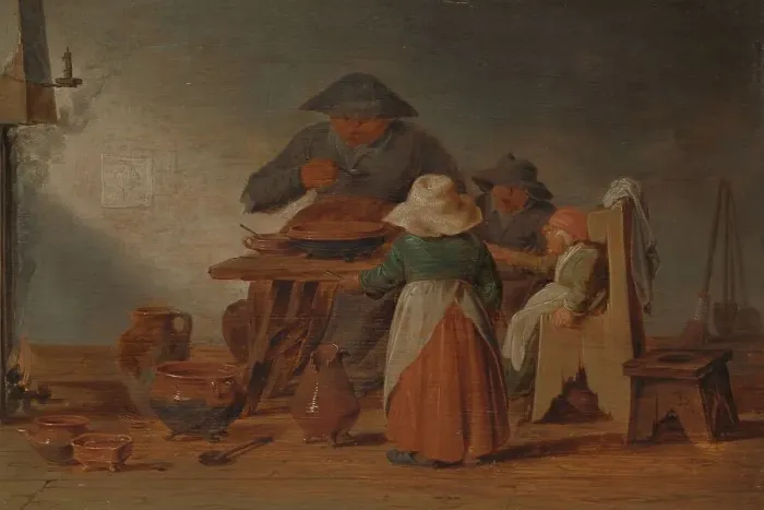 Framed Print : Peasant Meal, c.1625-c.1635. Creator: Jan Jansz Buesem Framed Print : Peasant Meal, c.1625-c.1635. Creator: Jan Jansz Buesem