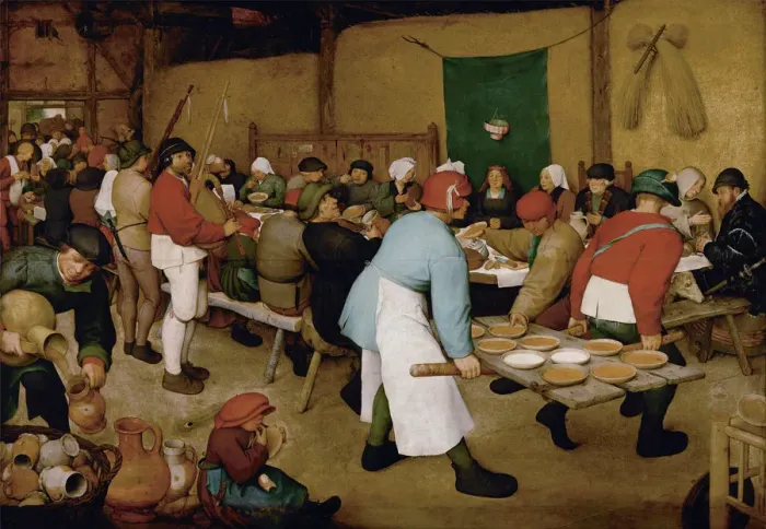 Framed Print : The Peasant Wedding, ca 1568. Artist: Bruegel (Brueghel), Pieter, the Elder (ca 1525-1569) Framed Print : The Peasant Wedding, ca 1568. Artist: Bruegel (Brueghel), Pieter, the Elder (ca 1525-1569)