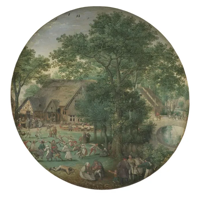Framed Print : Peasant Wedding. The Wedding Dance in the open Air, 1574. Creators: Lucas van Valckenborch, Pieter Bruegel the Elder Framed Print : Peasant Wedding. The Wedding Dance in the open Air, 1574. Creators: Lucas van Valckenborch, Pieter Bruegel the Elder