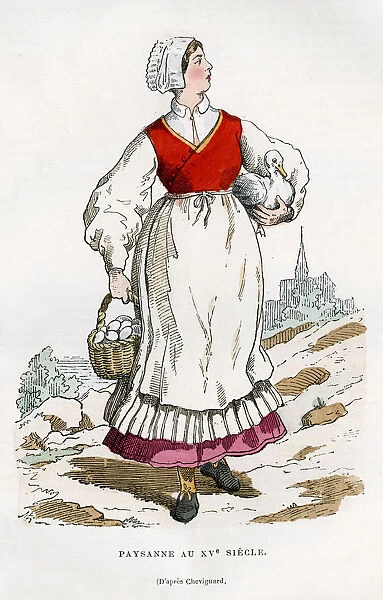 Peasant woman, 15th century (1882-1884)