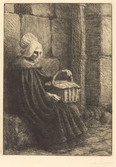 Framed Print : Peasant Woman of Boulogne (Paysanne des environs de Boulogne dite La femme au panier) Framed Print : Peasant Woman of Boulogne (Paysanne des environs de Boulogne dite La femme au panier)