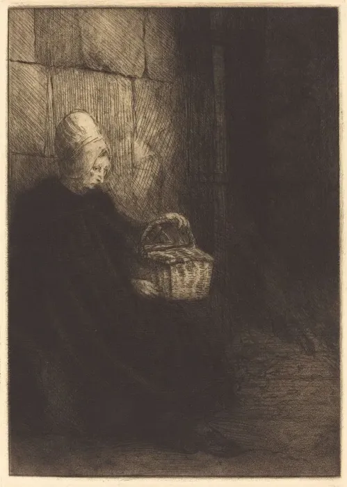 Framed Print : Peasant Woman of Boulogne (Paysanne des environs de Boulogne dite La femme au panier) Framed Print : Peasant Woman of Boulogne (Paysanne des environs de Boulogne dite La femme au panier)