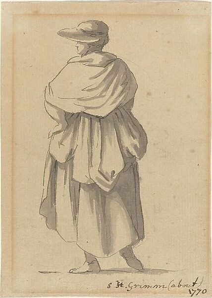 A Peasant Woman, c. 1770. Creator: Samuel Hieronymus Grimm