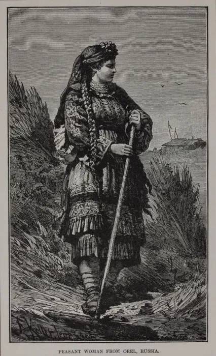 Framed Print : Peasant woman of the Government of Oryol, 1882 Framed Print : Peasant woman of the Government of Oryol, 1882