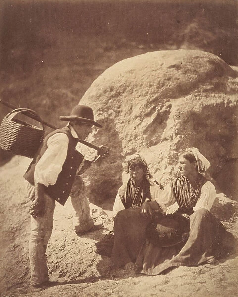 Peasants of the Alto-Douro, 1856. Creator: Joseph James Forrester