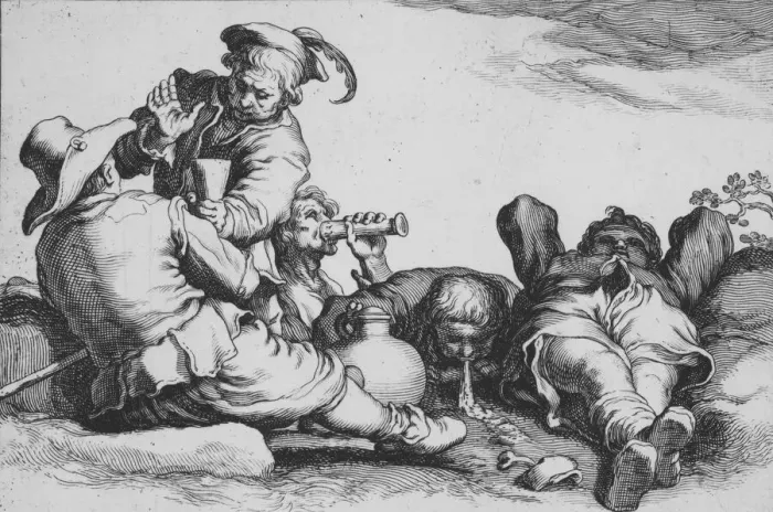 Framed Print : Peasants Drinking, from the series Sixteen Peasant Subjects, 17th century Framed Print : Peasants Drinking, from the series Sixteen Peasant Subjects, 17th century