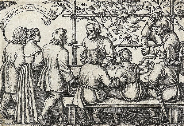 Peasants Feast, between 1546 and 1547. Creator: Sebald Beham