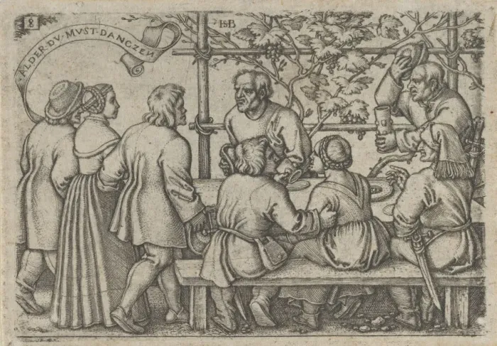 Framed Print : Peasants Feast, from The Peasants Feast or the Twelve Months, 1546-47 Framed Print : Peasants Feast, from The Peasants Feast or the Twelve Months, 1546-47