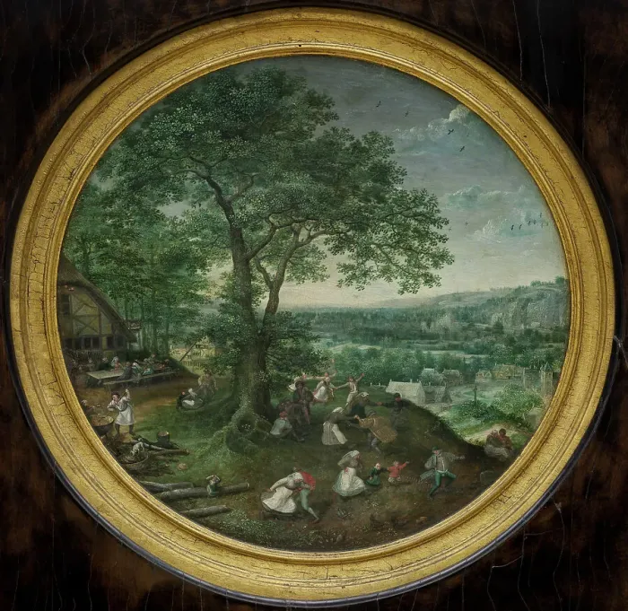 Framed Print : Peasants Making Merry (Kermis), 1574. Creators: Lucas van Valckenborch, Pieter Bruegel the Elder Framed Print : Peasants Making Merry (Kermis), 1574. Creators: Lucas van Valckenborch, Pieter Bruegel the Elder