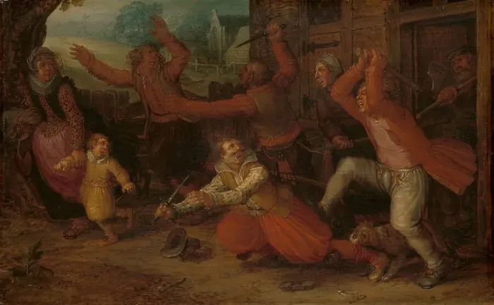 Framed Print : The Peasant's Pleasure, after c.1619. Creator: Unknown