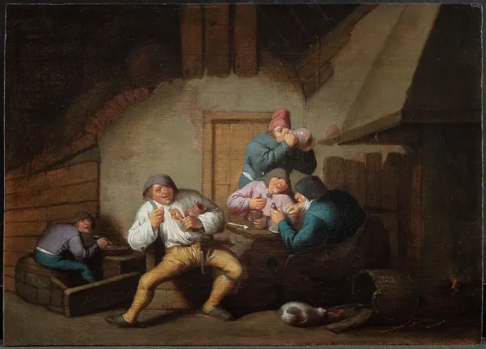 Framed Print : Peasants at Table. The Five Senses: The Sense of Taste, 1637-1656. Creator: Anthonie Victoryns Framed Print : Peasants at Table. The Five Senses: The Sense of Taste, 1637-1656. Creator: Anthonie Victoryns