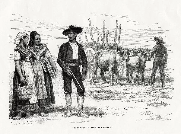 Peasants of Toledo, Castilla-La Mancha, Spain, 1879