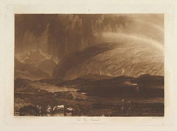 Peat Bog, Scotland (Liber Studiorum, part IX, plate 45), April 23, 1812