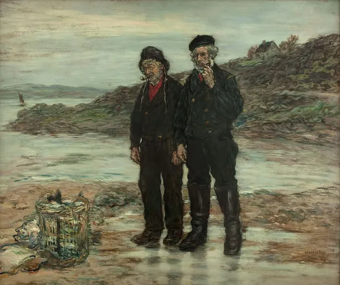 Framed Print : Pêcheurs d'Ecosse, between 1893 and 1895. Creator: Jean-François Raffaëlli Framed Print : Pêcheurs d'Ecosse, between 1893 and 1895. Creator: Jean-François Raffaëlli