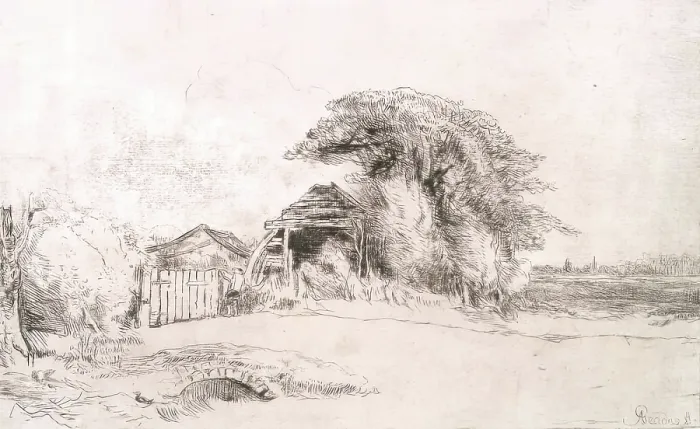 Framed Print : Peckham Rye, c1826. Creator: Andrew Geddes Framed Print : Peckham Rye, c1826. Creator: Andrew Geddes