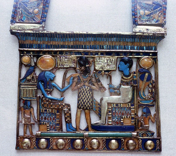 Pectoral jewel from the tomb of Tutankhamun, Ancient Egyptian, c1325 BC