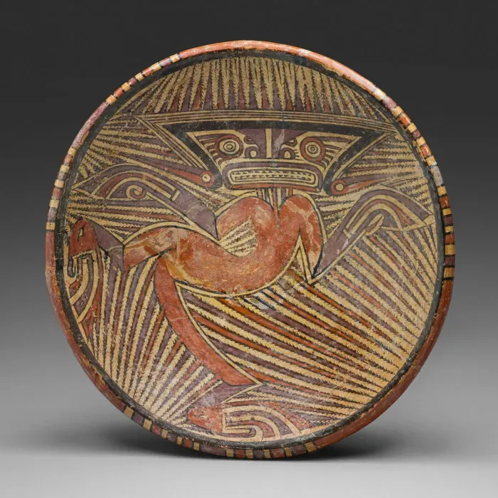 Framed Print : Pedestal Bowl Depicting an Anthropomorphic Saurian Figure, A. D. 1100 / 1300 Framed Print : Pedestal Bowl Depicting an Anthropomorphic Saurian Figure, A. D. 1100 / 1300