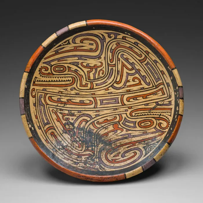 Framed Print : Pedestal Bowl Depicting Bicephalic Footed Serpent with Headcrest, A. D. 700 / 1100 Framed Print : Pedestal Bowl Depicting Bicephalic Footed Serpent with Headcrest, A. D. 700 / 1100