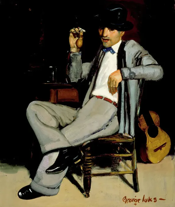 Framed Print : Pedro, early 1920s. Creator: George Benjamin Luks Framed Print : Pedro, early 1920s. Creator: George Benjamin Luks