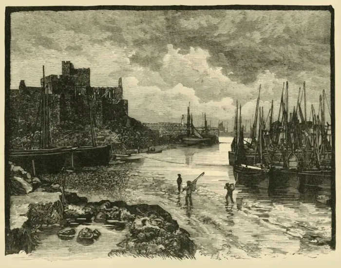 Framed Print : Peel Castle, 1898. Creator: Unknown Framed Print : Peel Castle, 1898. Creator: Unknown