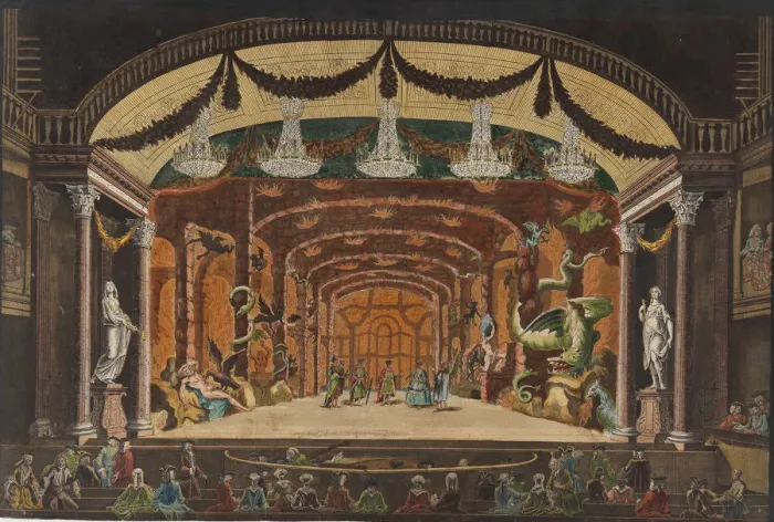 Framed Print : Peep Show Image, ca 1770. Creator: Anonymous Framed Print : Peep Show Image, ca 1770. Creator: Anonymous