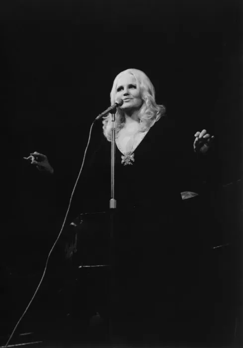 Framed Print : Peggy Lee, Royal Albert Hall, London, 1970. Creator: Brian Foskett Framed Print : Peggy Lee, Royal Albert Hall, London, 1970. Creator: Brian Foskett