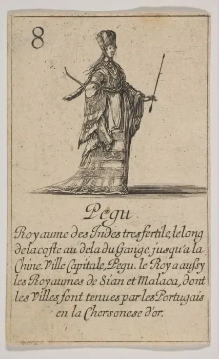 Framed Print : Pegu, 1644. Creator: Stefano della Bella Framed Print : Pegu, 1644. Creator: Stefano della Bella