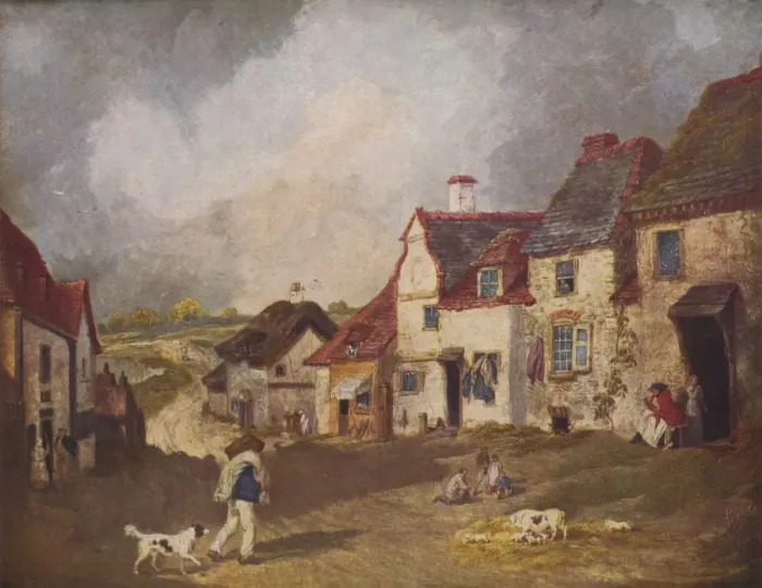 Framed Print : Pegwell Bay, Ramsgate, c1800, (1936). Artists: Unknown, James Ward