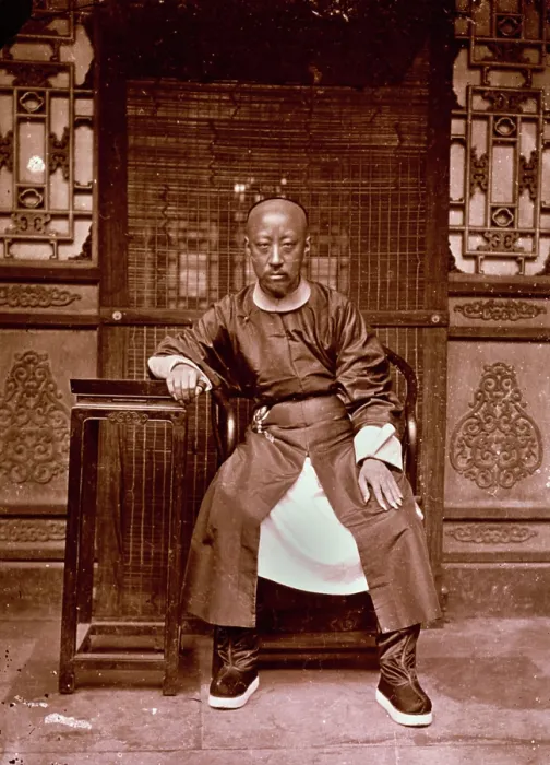 Framed Print : Peking, Pechili province, China: Yi Xin (Prince Gong), 1869, (1981). Creator: Unknown Framed Print : Peking, Pechili province, China: Yi Xin (Prince Gong), 1869, (1981). Creator: Unknown