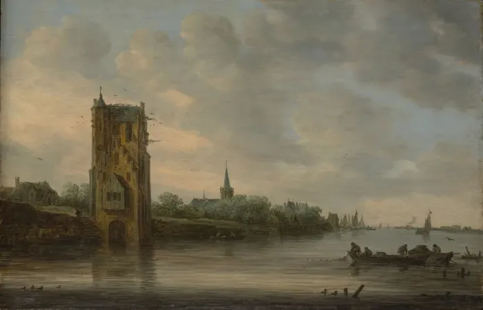 Framed Print : The Pelkus Gate near Utrecht, 1646. Creator: Jan van Goyen Framed Print : The Pelkus Gate near Utrecht, 1646. Creator: Jan van Goyen