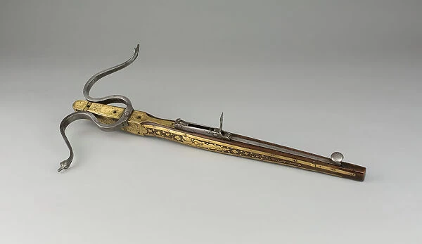Pellet Crossbow, Europe, 1580  /  1610. Creator: Unknown