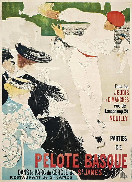 Pelote basque, c. 1903. Creator: Dufau, Clementine-Helene (1869-1937)