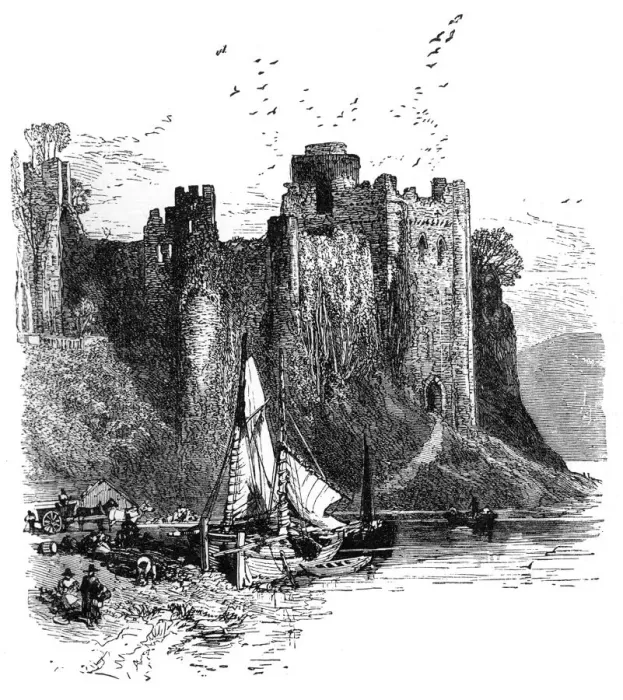 Framed Print : Pembroke Castle, 1930s. Artist: Birket Foster Framed Print : Pembroke Castle, 1930s. Artist: Birket Foster