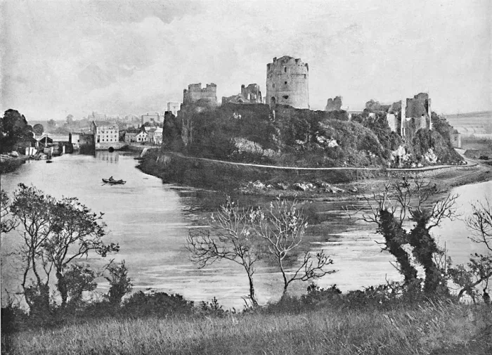Framed Print : Pembroke Castle, c1896. Artist: Harvey Barton Framed Print : Pembroke Castle, c1896. Artist: Harvey Barton