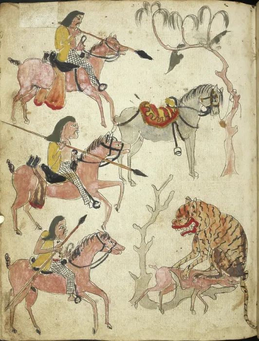 Framed Print : Pemburuan 1770-1795. Creator: Unknown Framed Print : Pemburuan 1770-1795. Creator: Unknown