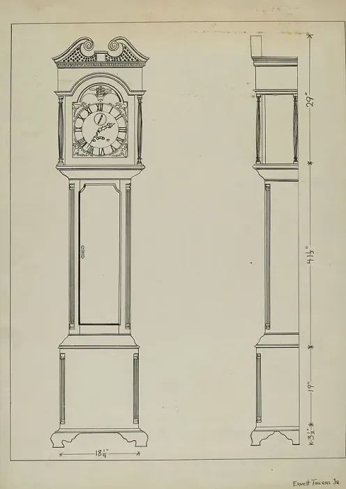 Framed Print : Pen and ink on paper, c. 1936. Creator: Ernest A Towers Jr Framed Print : Pen and ink on paper, c. 1936. Creator: Ernest A Towers Jr
