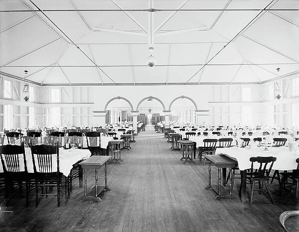 Pen-Mar Park, dining room, between 1900 and 1905. Creator: Unknown