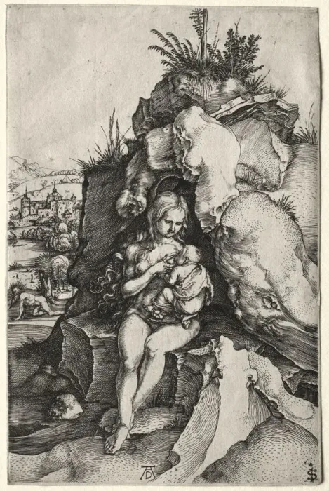Framed Print : The Penance of St. John Chrysostom, c. 1497. Creator: Albrecht Dürer (German, 1471-1528) Framed Print : The Penance of St. John Chrysostom, c. 1497. Creator: Albrecht Dürer (German, 1471-1528)