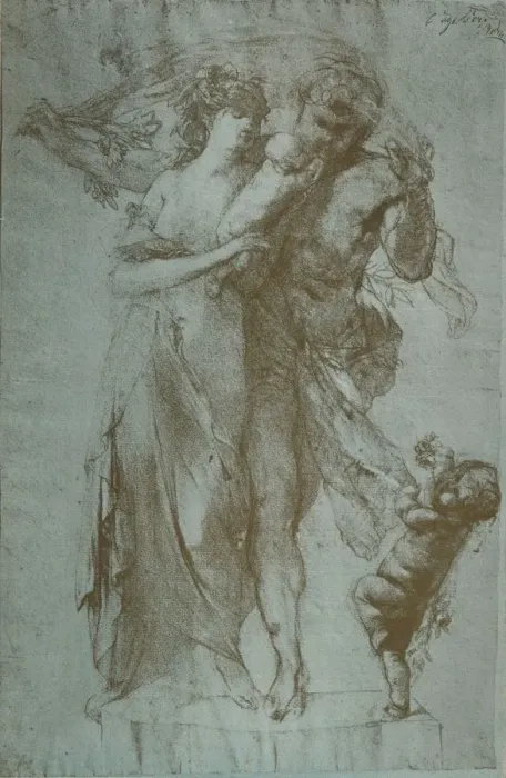 Framed Print : Pencil Drawing by Auguste Rodin, c1860-1906, (1906-7). Artist: Auguste Rodin Framed Print : Pencil Drawing by Auguste Rodin, c1860-1906, (1906-7). Artist: Auguste Rodin
