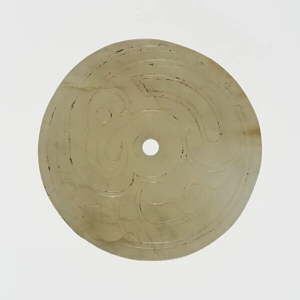 Pendant Disc, Western Zhou period, 10th  /  9th century B. C. Creator: Unknown